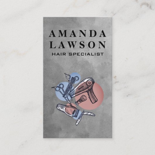 ヘアスペシャリスト | ツースタイリッシュル 名刺 (正面)