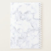 ヘアスモダンタイリストアポイントメントブックグレー大理石 プランナー手帳 (裏面)