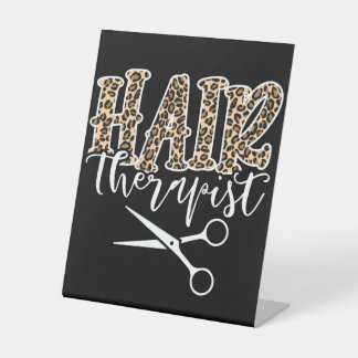 ヘアセラピスト美容師美容師 台座サイン