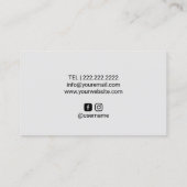 ヘアタトゥープロフェッショナル頭皮色素沈着 名刺 (裏面)