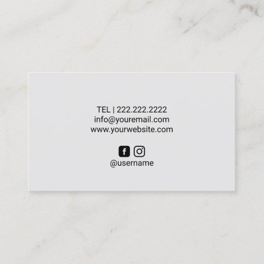 ヘアタトゥープロフェッショナル頭皮色素沈着 名刺 (裏面)