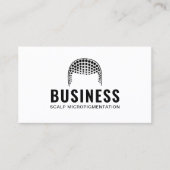 ヘアタトゥー頭皮色素沈着プロフェッショナル 名刺 (正面)