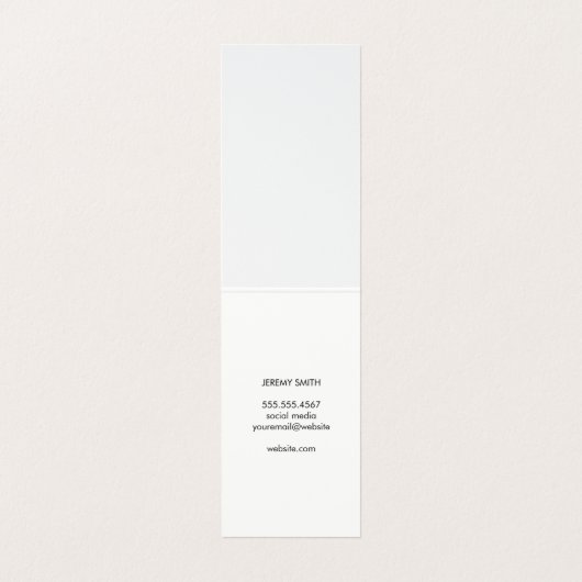 ヘアダマスク（グレー） 名刺 (内部フラット)