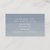 ヘアツールサロン美容師面取グラデーションり 名刺 (裏面)