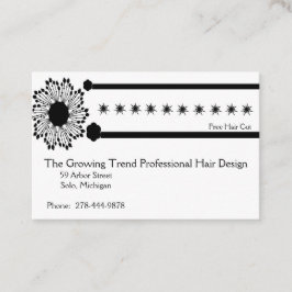 ヘアデザイナー用ロイヤリティカード 名刺