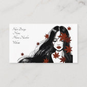 ヘアデザイン 名刺 (正面)