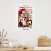 ヘアトニック広告1860 ポスター (キッチン)