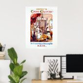 ヘアトニック広告1860 ポスター (ホームオフィス)