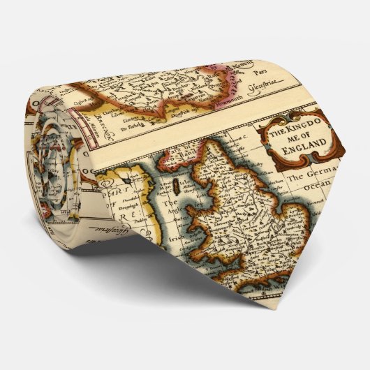 ヘアドシャー郡イングランド古古古古美術家の地図 ネクタイ (ロール)