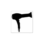 ヘアドライエレガントヤー理髪用人具 ラバースタンプ (インプリント)