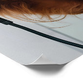 ヘアドライヤー乾燥浴室付きハイラ吹ンド牛 ポスター (角)