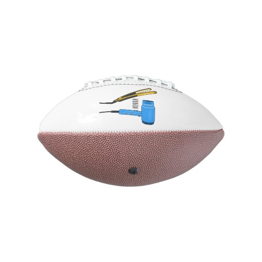 ヘアドライヤー&ヘアストレートイラストレーション アメリカンフットボール (回転270)