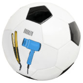 ヘアドライヤー&ヘアストレートイラストレーション サッカーボール (3/4)