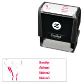 ヘアドライヤー&ヘアストレートイラストレーション セルフインキングスタンプ (インサイチュ)