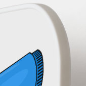 ヘアドライヤー&ヘアストレートイラストレーション ピックルボールラケット (左詳細)