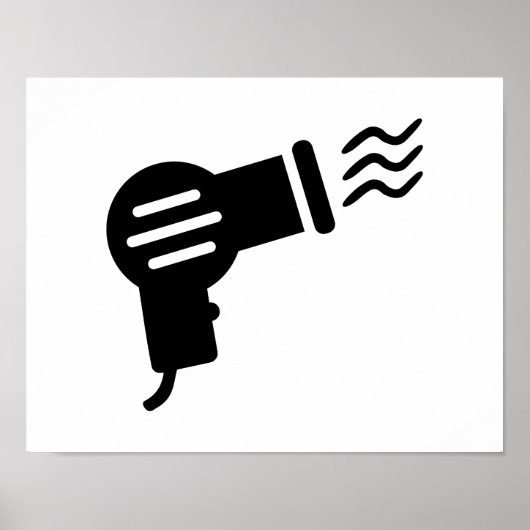 ヘアドライヤー ポスター (正面)