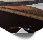 ヘアドライヤーIIの下で眠っている小さな老婦人 ポスター (角)