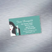 ヘアドレッサースタイリスト美しいサロンスパ マグネット名刺 (インサイチュ)