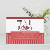 ヘアドレッサーツール招待状 招待状 (スタンド正面)