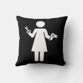 ヘアドレッサー記号 クッション (裏面)