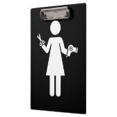 ヘアドレッサー記号 クリップボード (左)