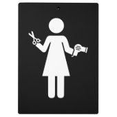 ヘアドレッサー記号 クリップボード (裏面)