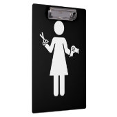 ヘアドレッサー記号 クリップボード (右)