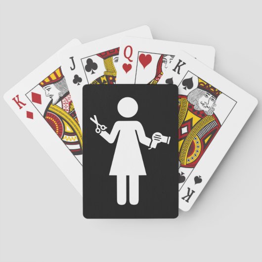 ヘアドレッサー記号 トランプ (裏面)