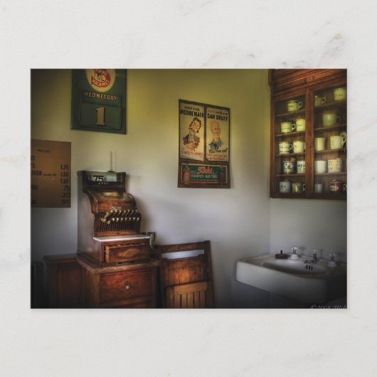 ヘアドレッサー – ヘアの気に器具 ポストカード (正面)