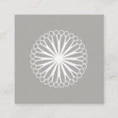 ヘアドレモダンザーシザーロゴ スクエア名刺 (正面)