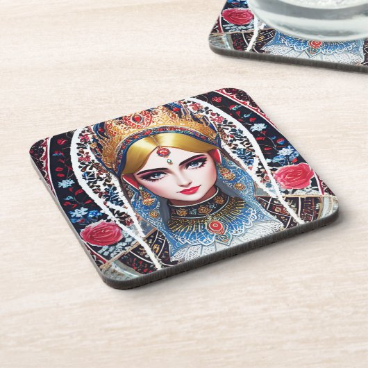 ヘアドレ華美ス患者 コースター (左側)