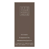 ヘアネイルサロンビューティシアンメニューフローラ価格表 ラックカード (裏面)