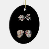 ヘアハスラーヘアスタイリストサロンヘアドレッサーメッシーB セラミックオーナメント (右)