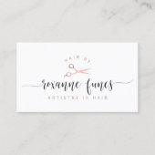 ヘアバイロクザンヌ 名刺 (正面)