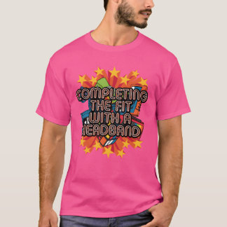 ヘアバンドで完成 1980年代 レトロ ヴィンテージ グロ Tシャツ
