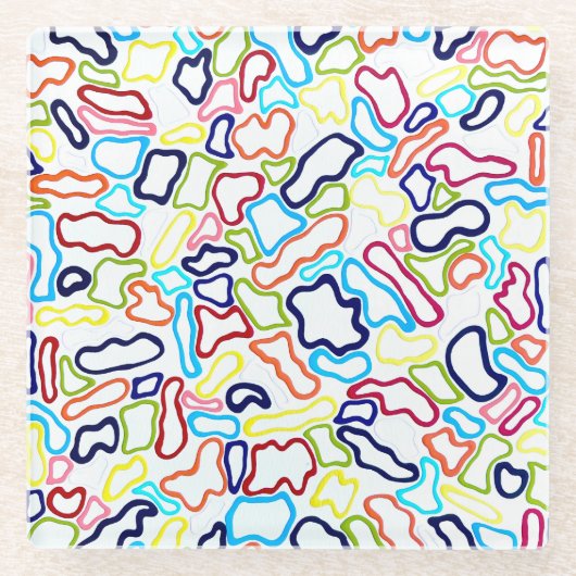 ヘアバンドガラスコースター ガラスコースター (正面)