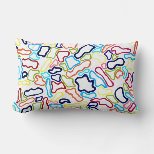 ヘアバンドコットンランバー装飾用クッション ランバークッション (正面)