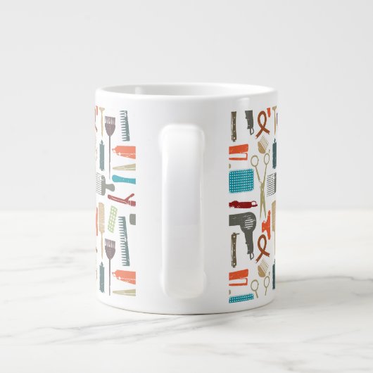 ヘアパタ気にーン ジャンボコーヒーマグカップ (裏面)