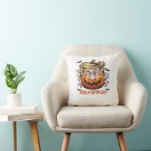 ヘアパンプキおもしろいンハロウィーンブー – 政治的ユーモア クッション (椅子)