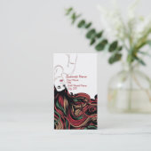 ヘアビジネスカード 名刺 (スタンド正面)