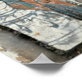 ヘアピン付きフローラ ポスター (角)