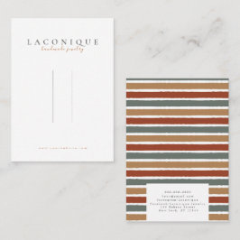 ヘアピン表示 |抽象芸術 |モダン | 名刺