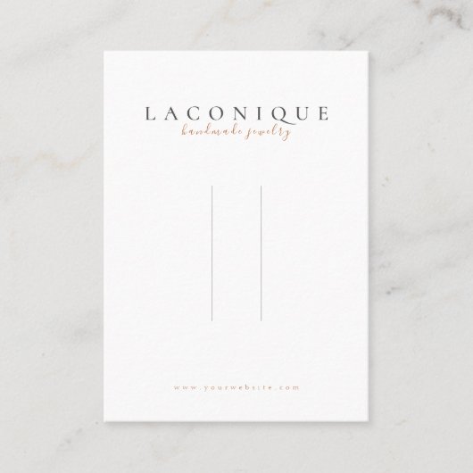 ヘアピン表示 | Leopard print |水彩蕪林 名刺 (正面)