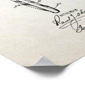 ヘアブラシ特許 ポスター (角)