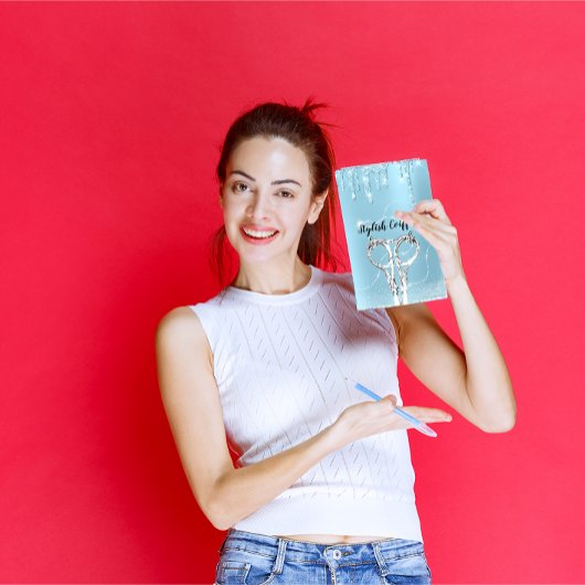 ヘアブルードリップスグリッターコイフラースシルバーハサミ 名刺