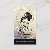 ヘアブレイダー/ブレイド/ブレイド/サロン- QRコード 名刺 (正面)