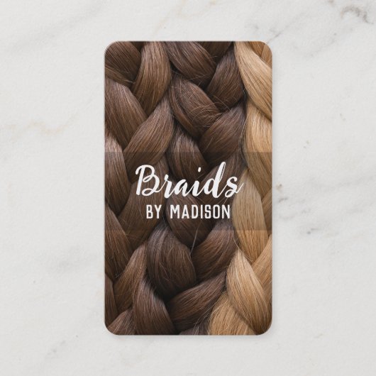 ヘアブレイダー 名刺 (正面)