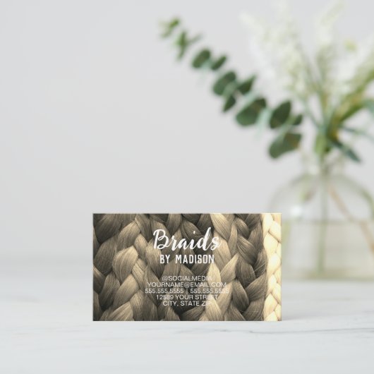 ヘアブレイダー 名刺 (スタンド正面)