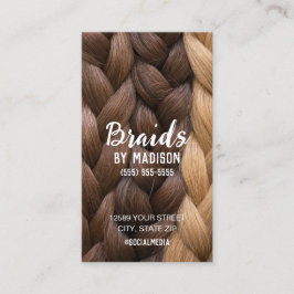 ヘアブレイディングカスタムQR名刺 名刺