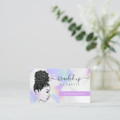 ヘアブレイディングブレイダースタイルリストパステルクラウド 名刺 (スタンド正面)